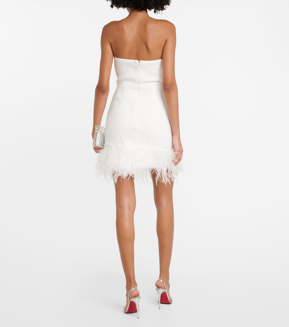 Bridal Minikleid Evelyn mit Federn | Rebecca Vallance