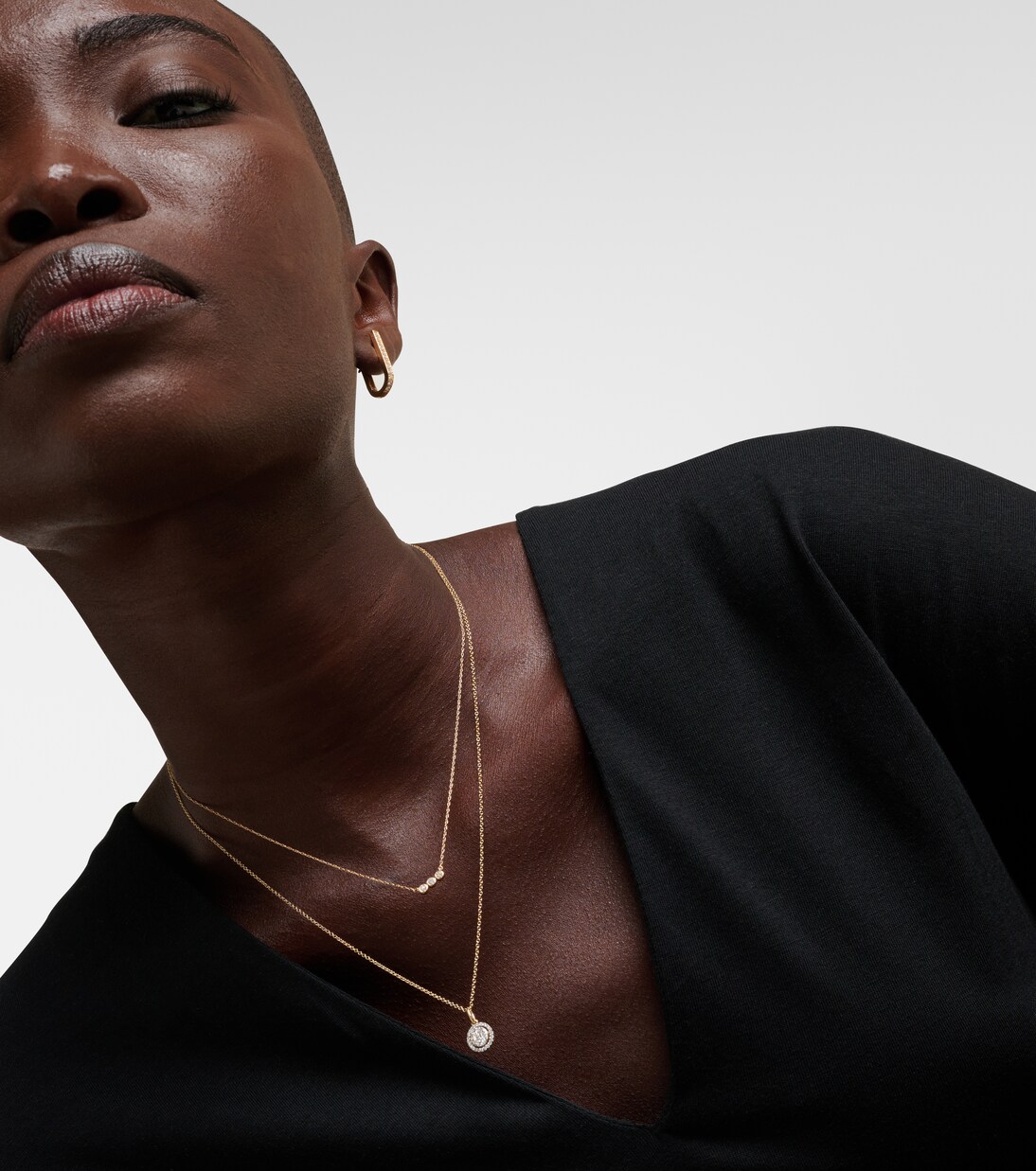 10kt yellow gold necklace with diamonds | Stone and Strand