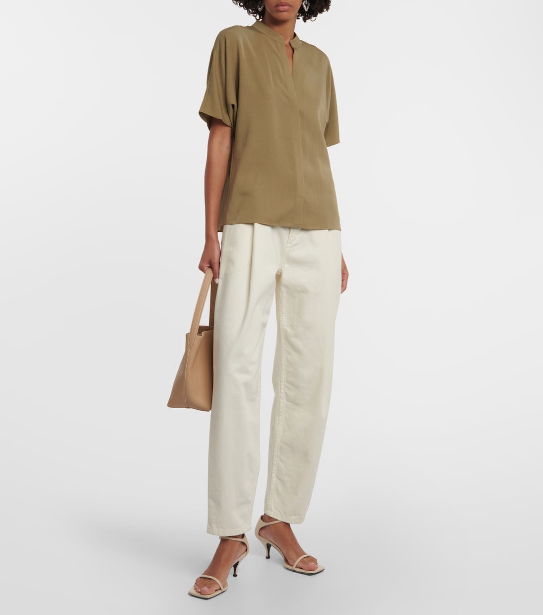 Bluse aus Satin | Vince