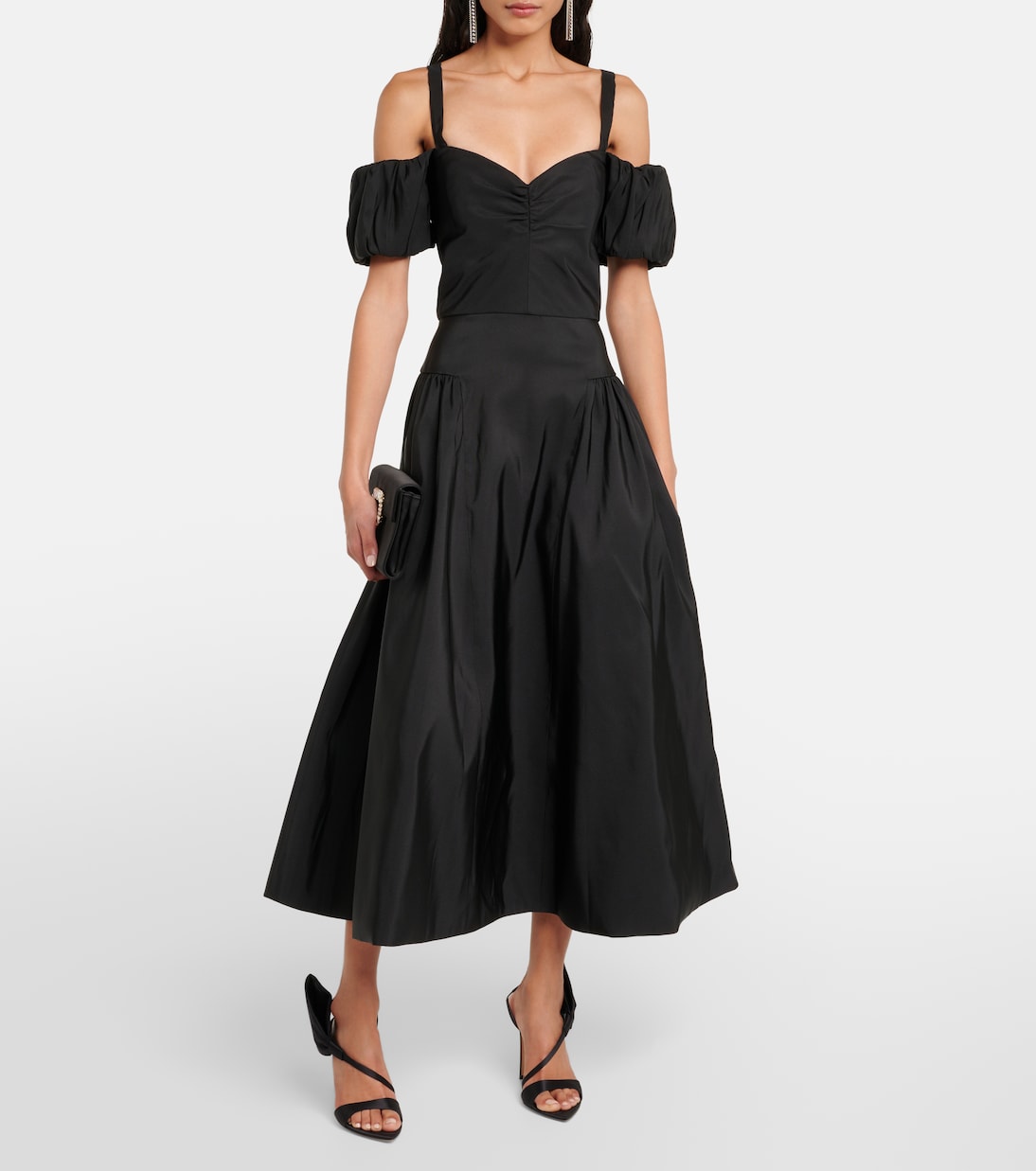 Vestido midi de seda | Markarian