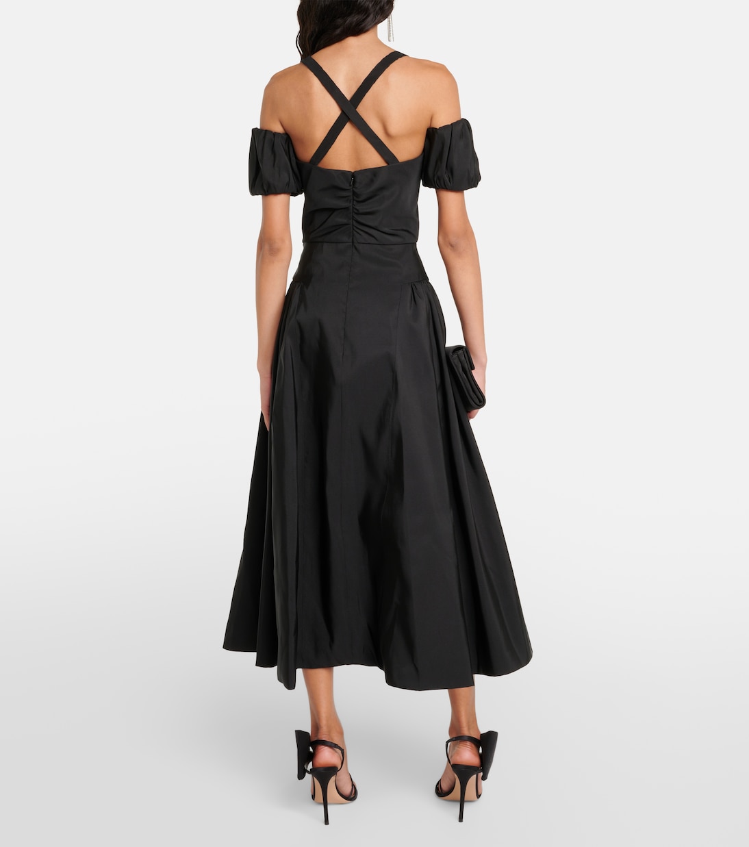 Vestido midi de seda | Markarian