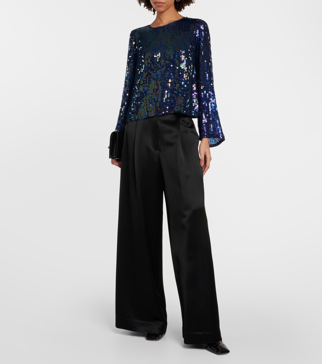Evie sequined top | Velvet