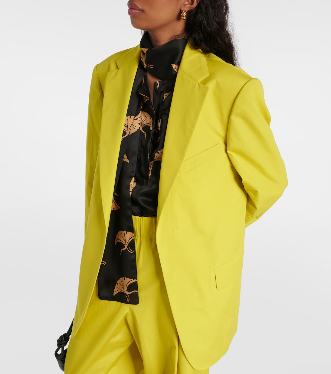 Oversize-Blazer aus Baumwollpopeline | Dries Van Noten