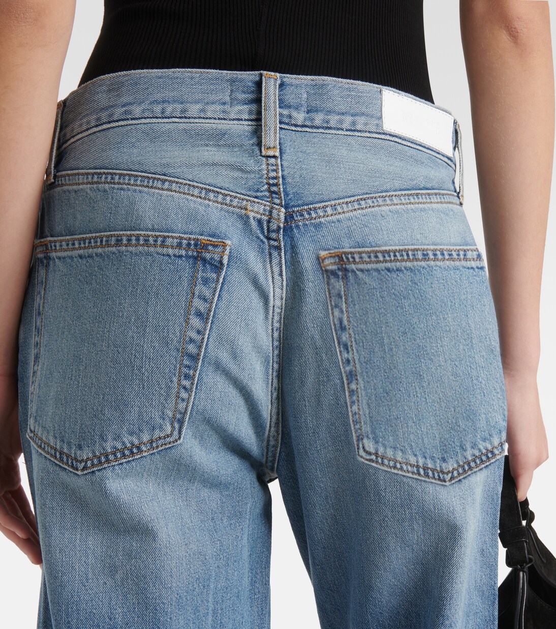 Mid-Rise Cropped Straight Jeans | Re/Done