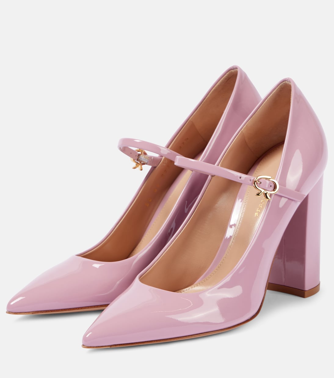 Pumps Ribbon Jane 100 aus Lackleder | Gianvito Rossi