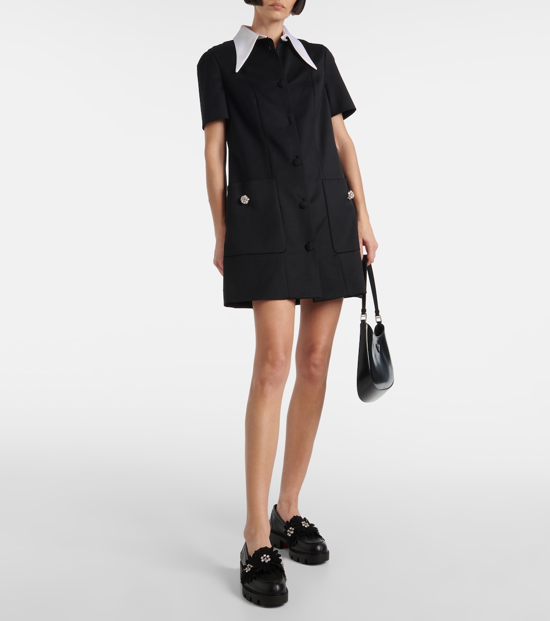 Flora Moc embellished leather loafers | Christian Louboutin