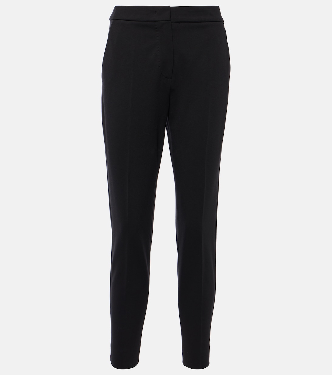 Cropped jersey slim pants | Max Mara