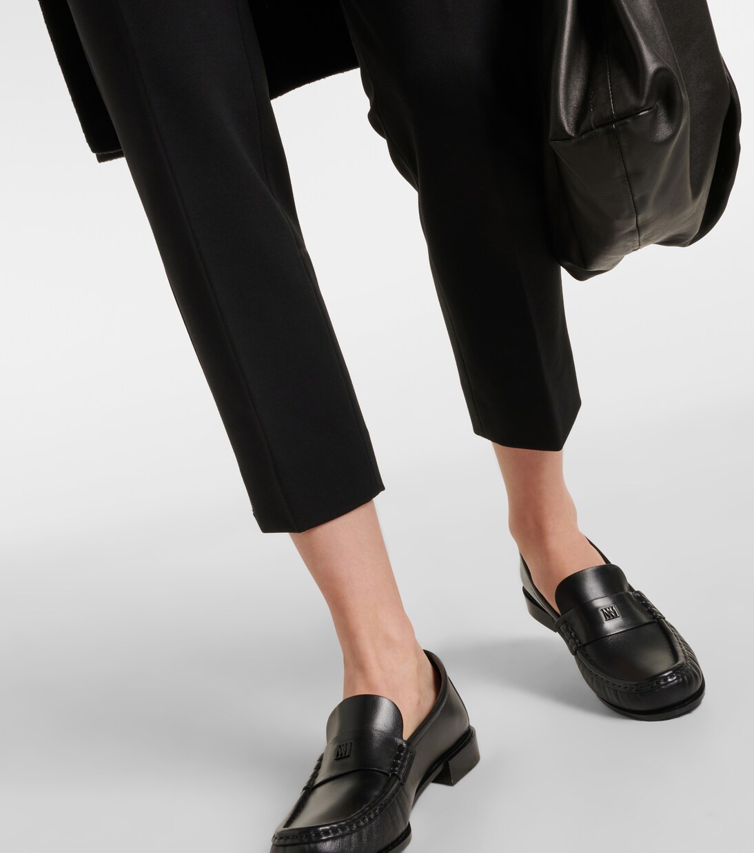 Cropped jersey slim pants | Max Mara