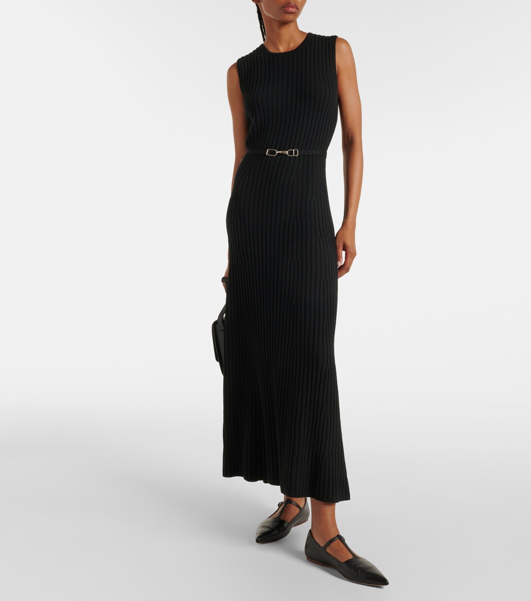 Robe longue Meier en laine et cachemire | Gabriela Hearst