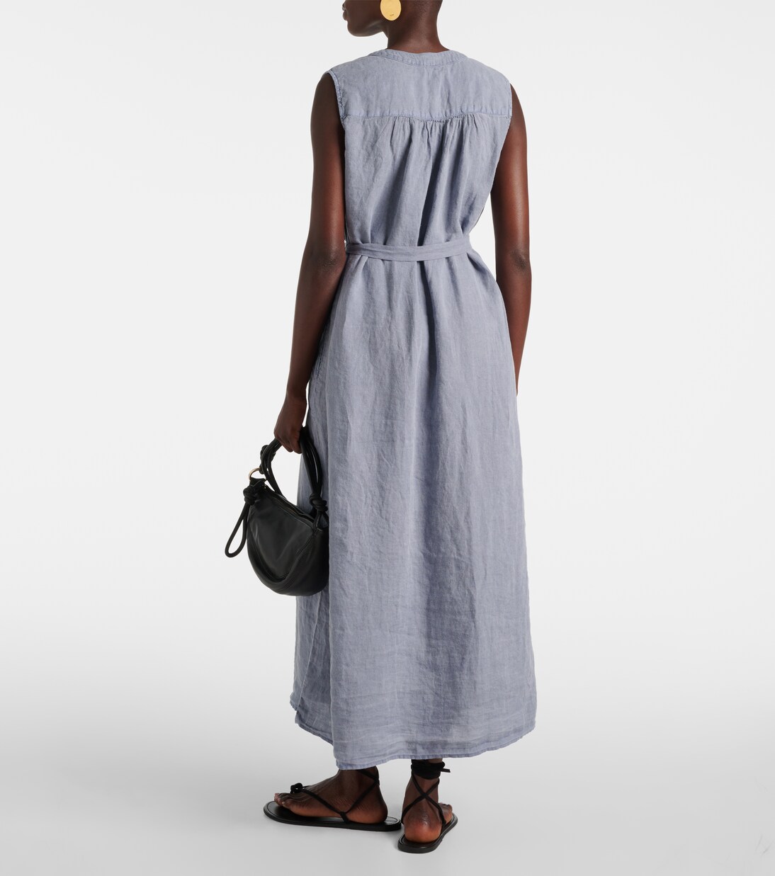 Robe longue Luna en lin | Velvet