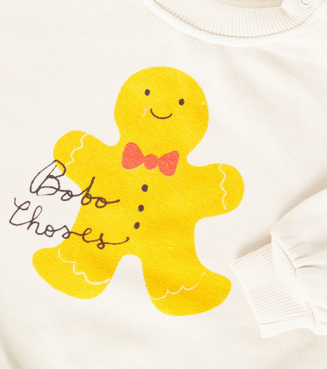Gingerbread cotton sweatshirt | Bobo Choses