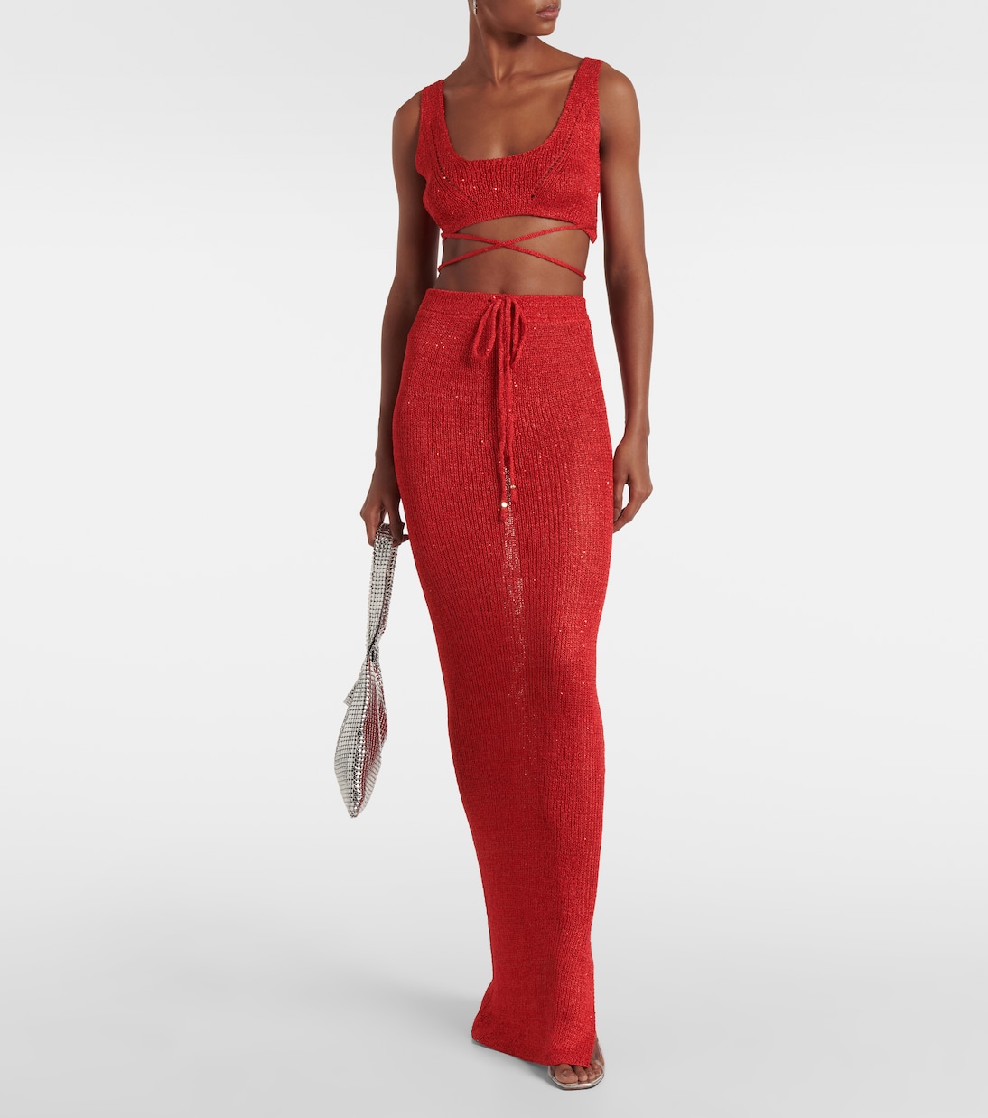 Cropped-Top Alma aus Strick | Bananhot