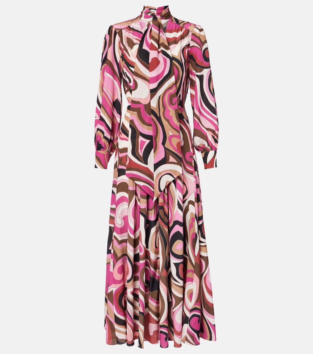 Abito Marigold in seta crêpe de chine | Rixo