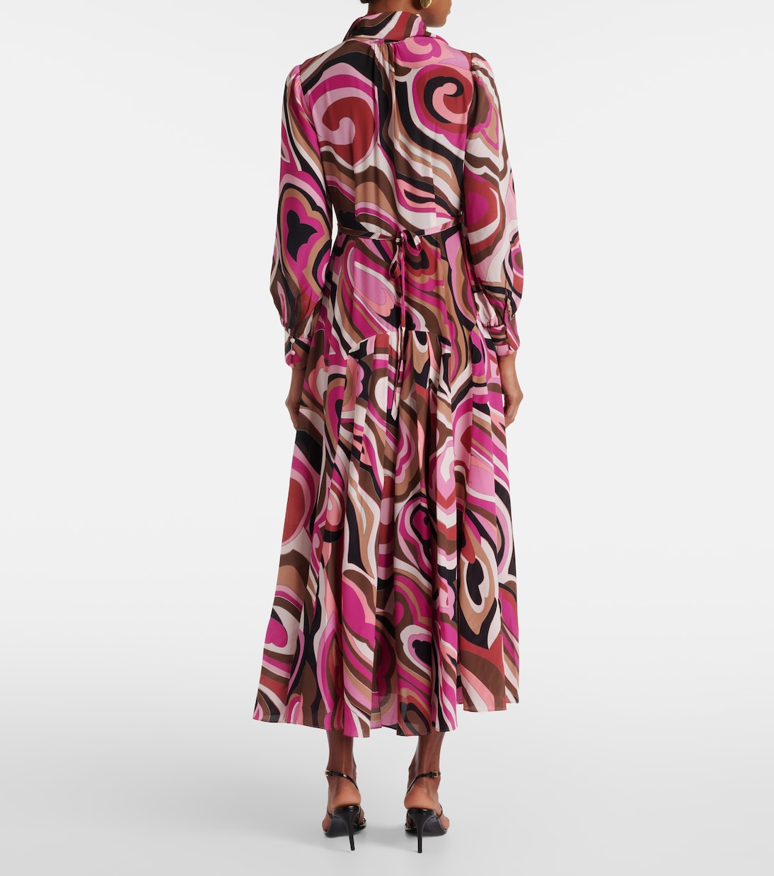 Abito Marigold in seta crêpe de chine | Rixo