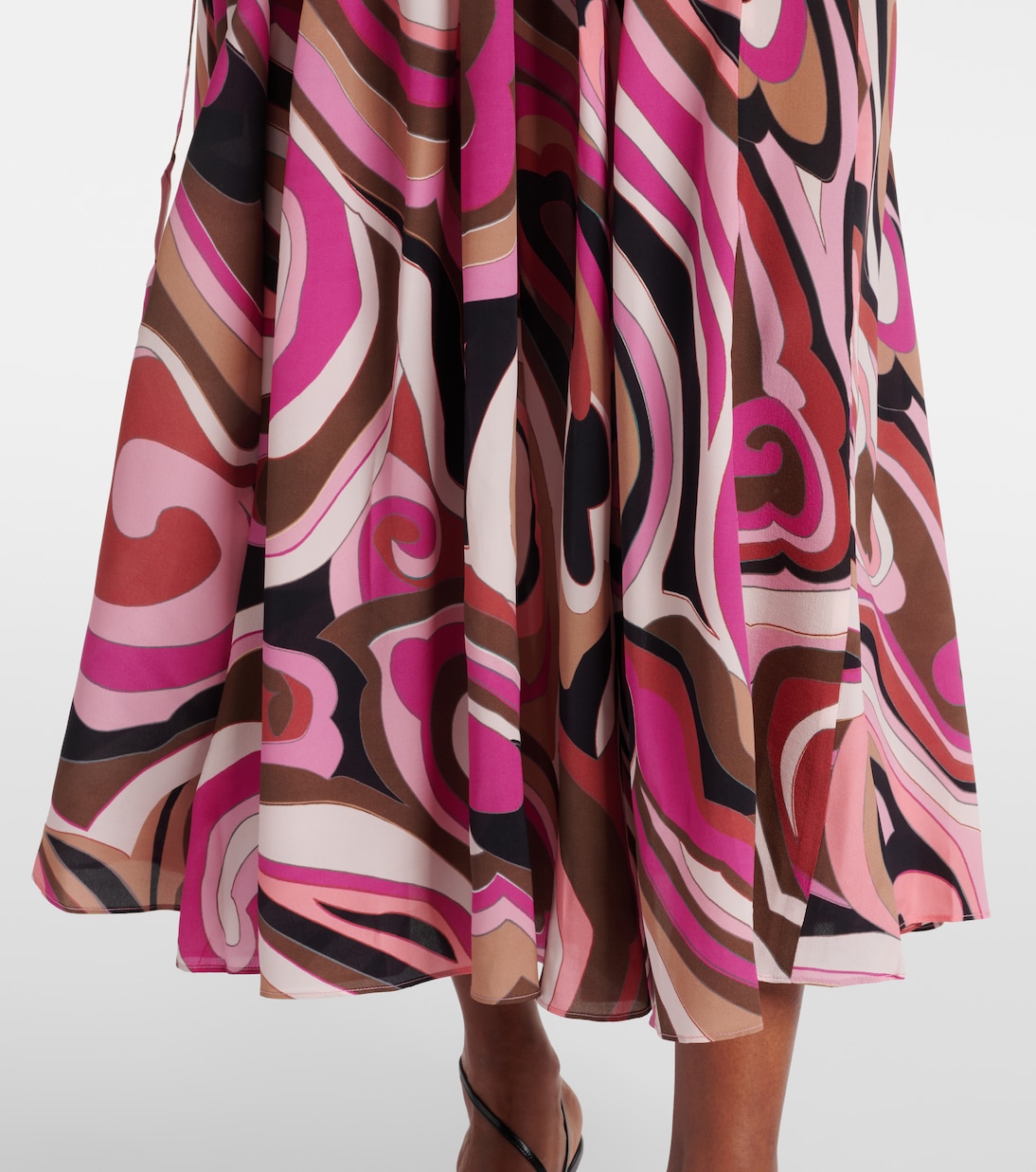 Abito Marigold in seta crêpe de chine | Rixo