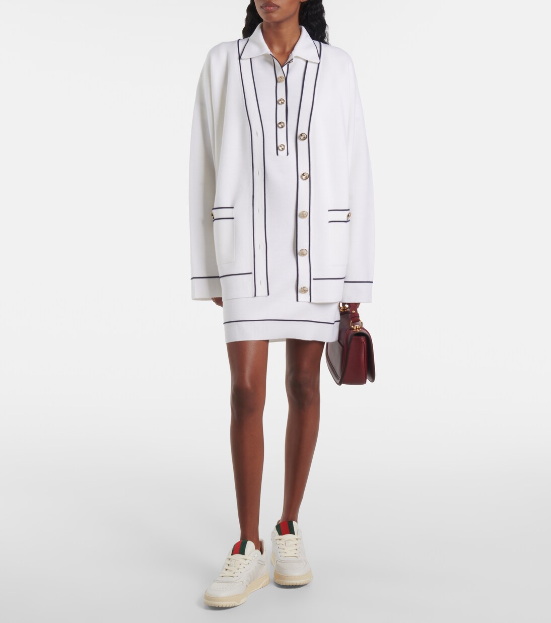 Wool polo dress | Gucci