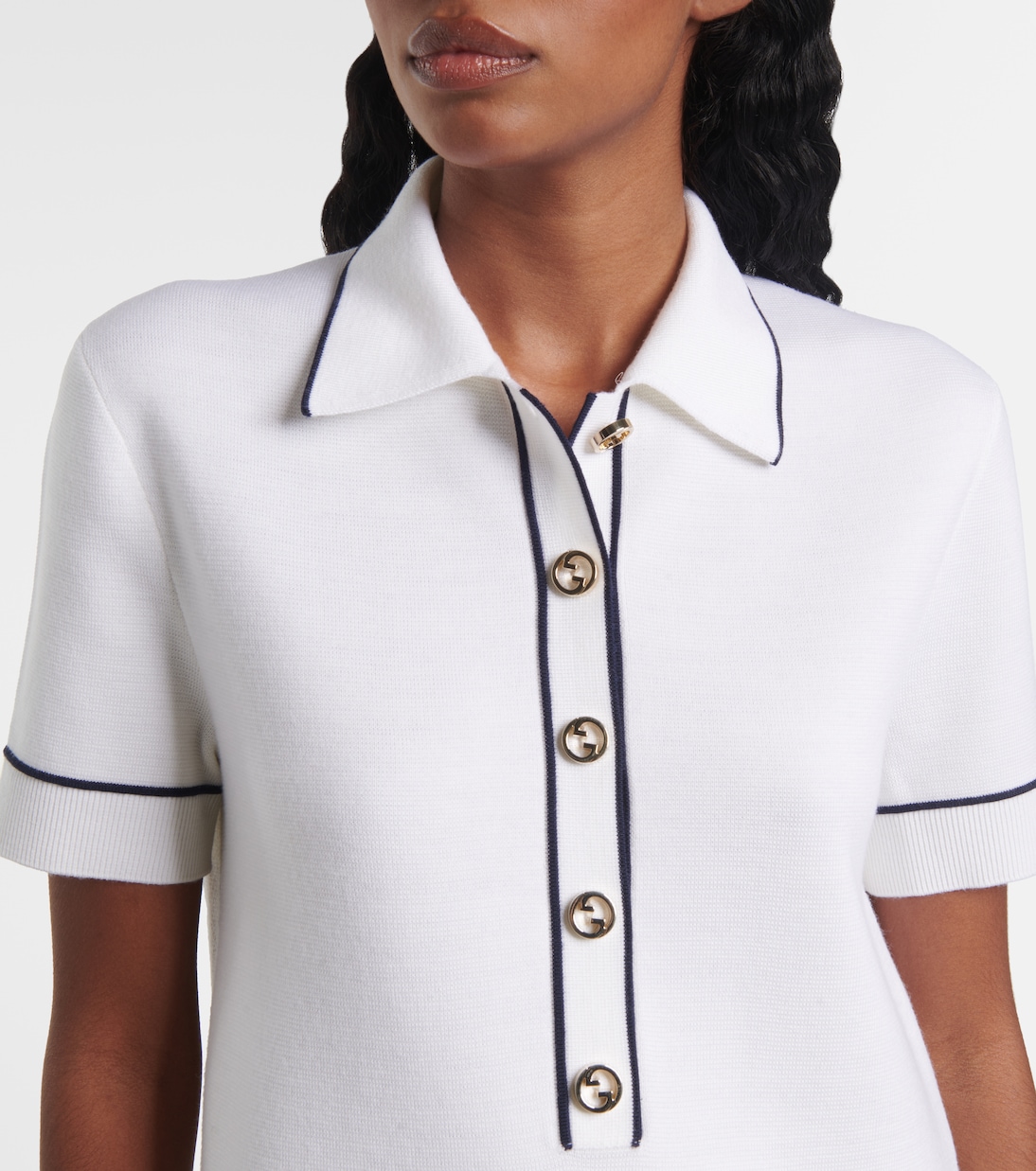 Wool polo dress | Gucci