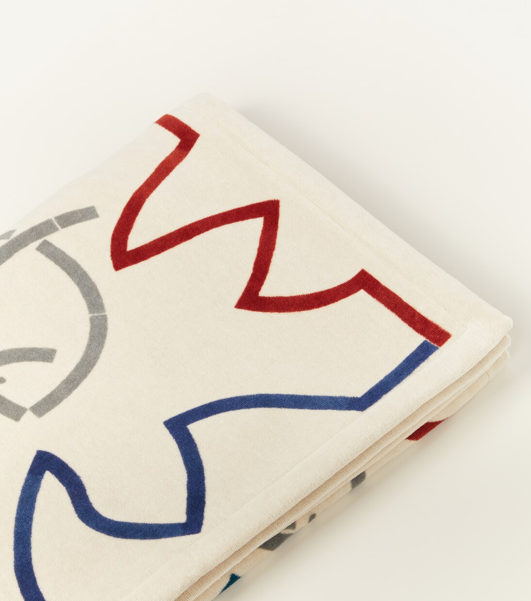  Fish and Turtle cotton terry beach towel | Loro Piana