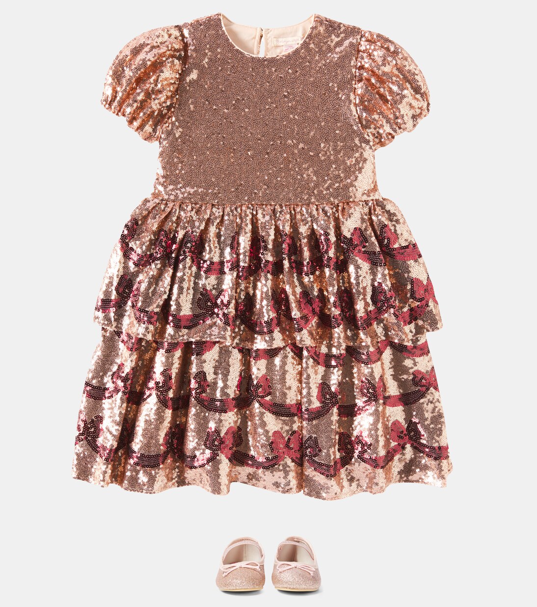 Robe Starla Bow Wow à sequins | Konges Sløjd