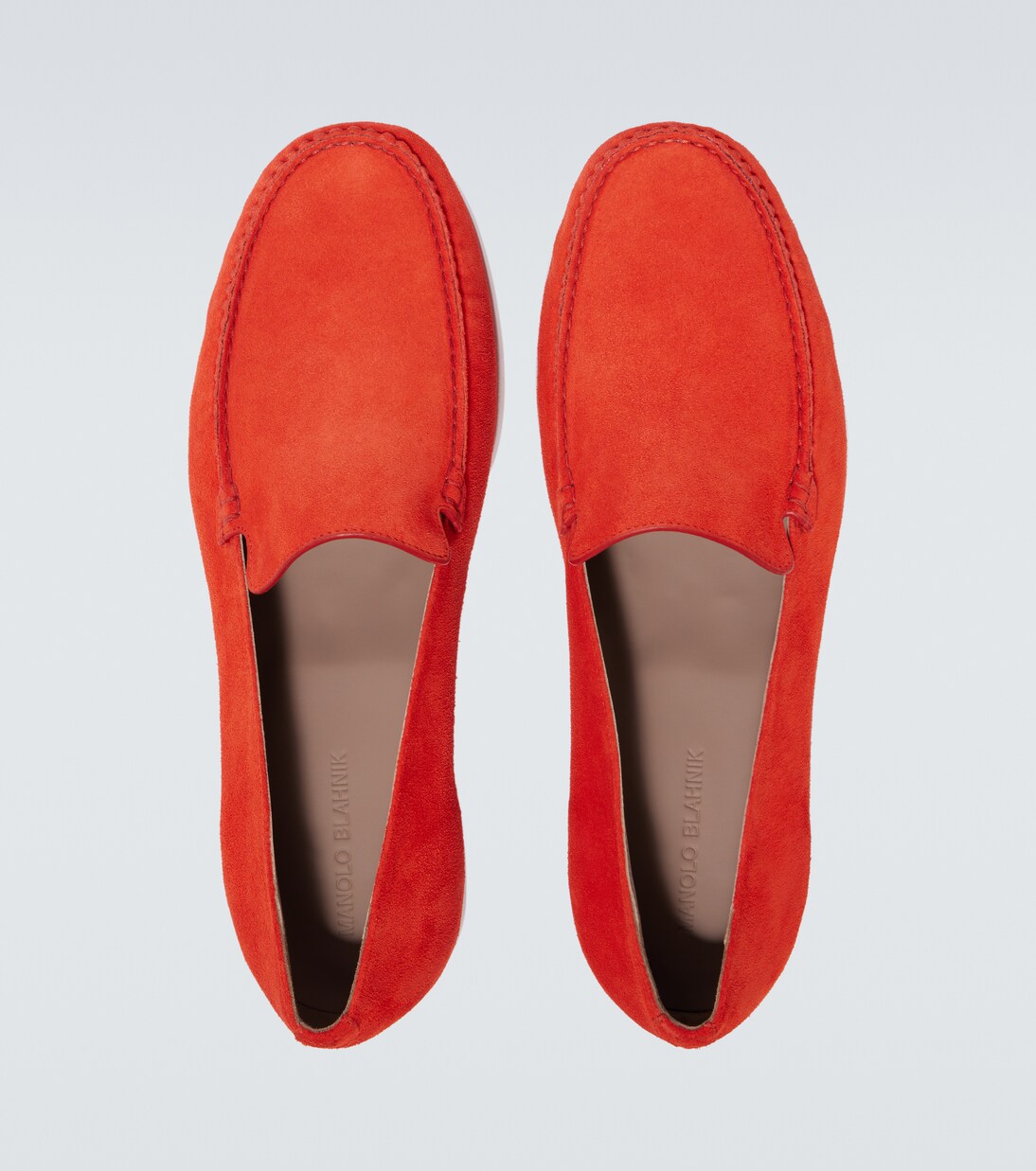 Mocassins Monaco en daim | Manolo Blahnik