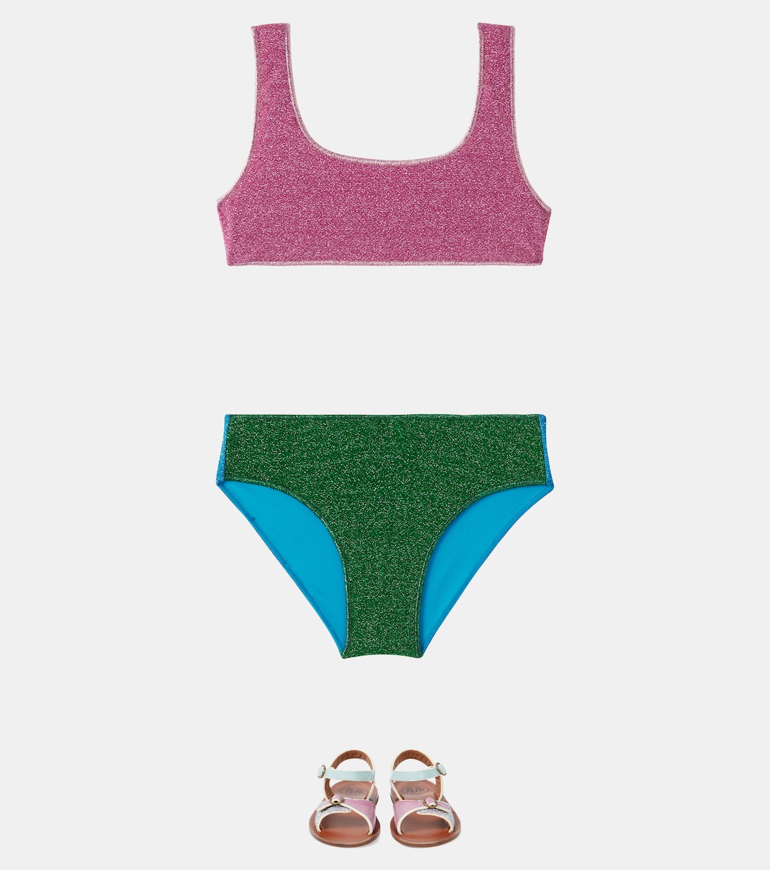 Bikini Lumière con lamé | Oséree Kids