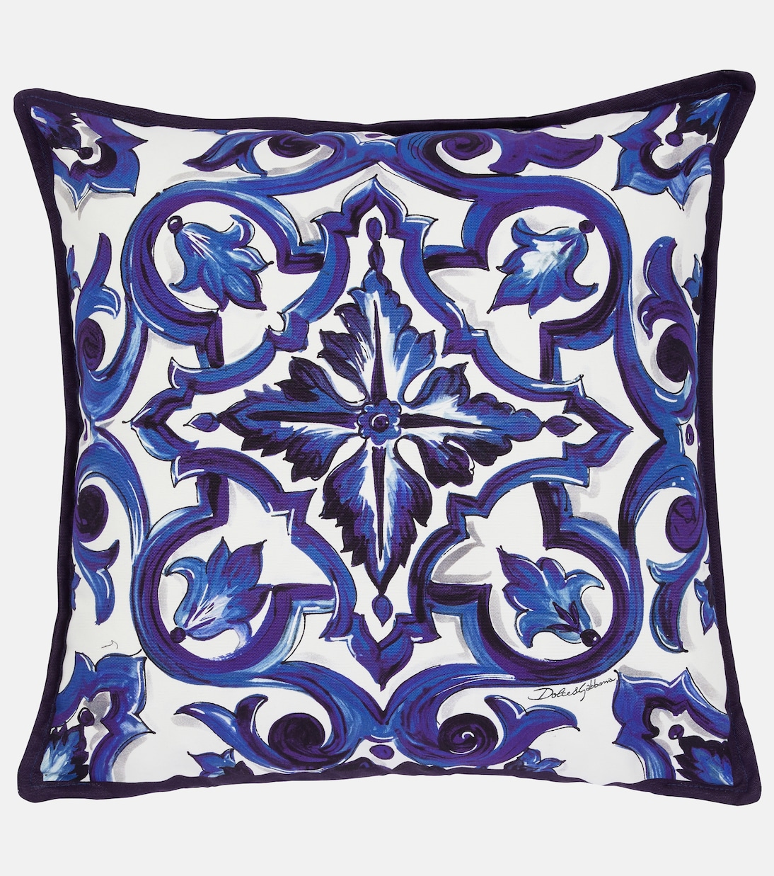 Small printed canvas cushion | Dolce&Gabbana Casa