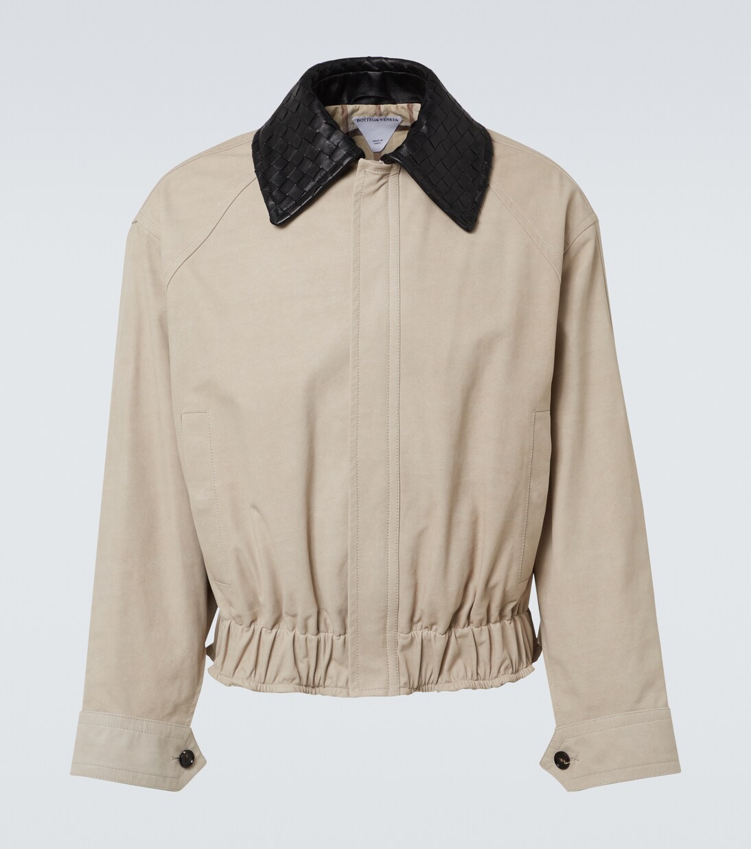 Intrecciato leather twill blouson | Bottega Veneta