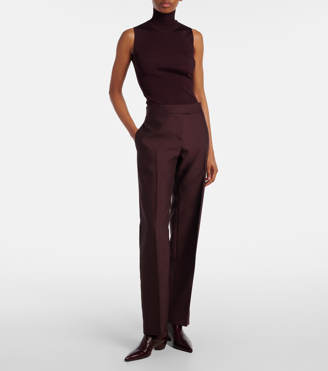 Sybil 40 leather ankle boots | Khaite