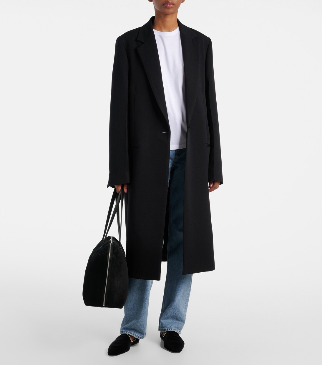 Cappotto in canvas di misto lana | Toteme