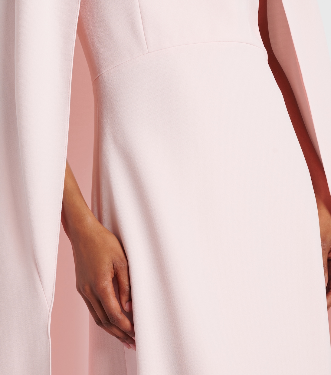Yuna caped embellished gown | Safiyaa