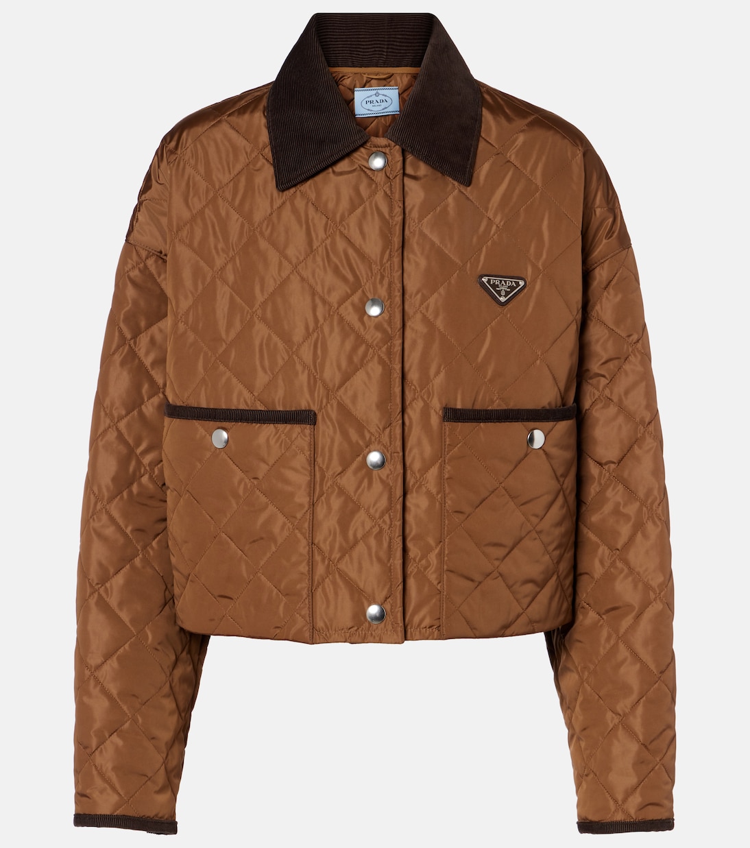 Re-Nylon quilted cropped jacket | Prada