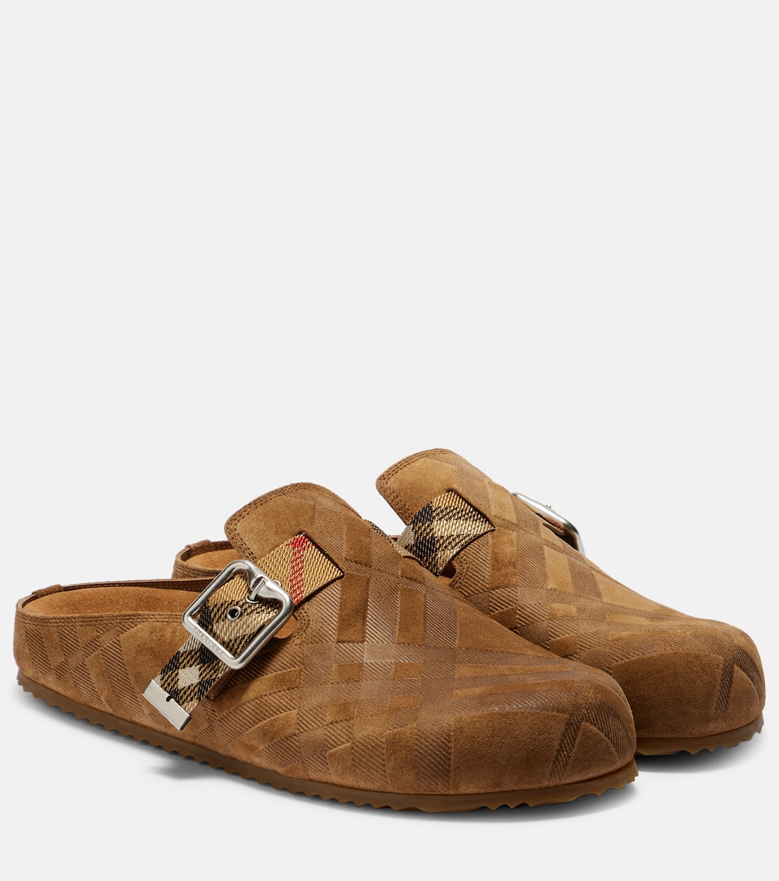 Slippers aus Veloursleder | Burberry