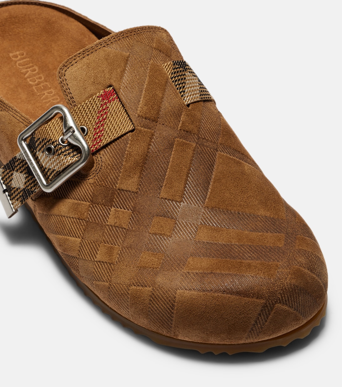 Slippers aus Veloursleder | Burberry