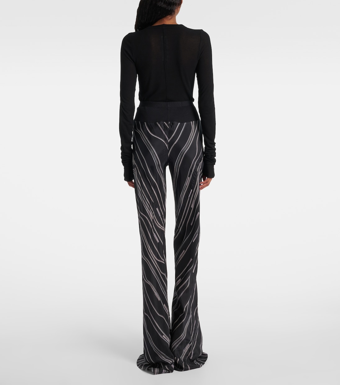 Weite Hose Bias aus Cady-Crêpe | Rick Owens