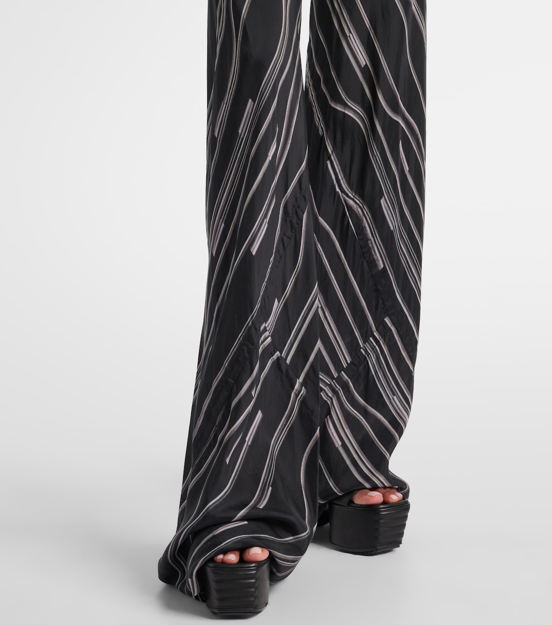 Weite Hose Bias aus Cady-Crêpe | Rick Owens