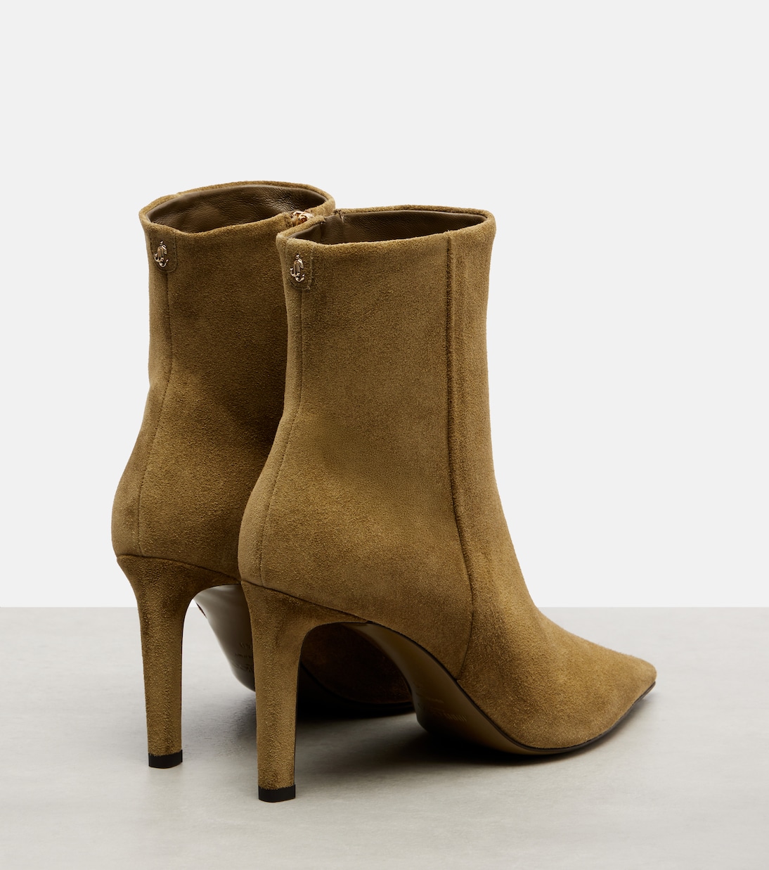 Ankle Boots Frankie 85 aus Veloursleder | Jimmy Choo
