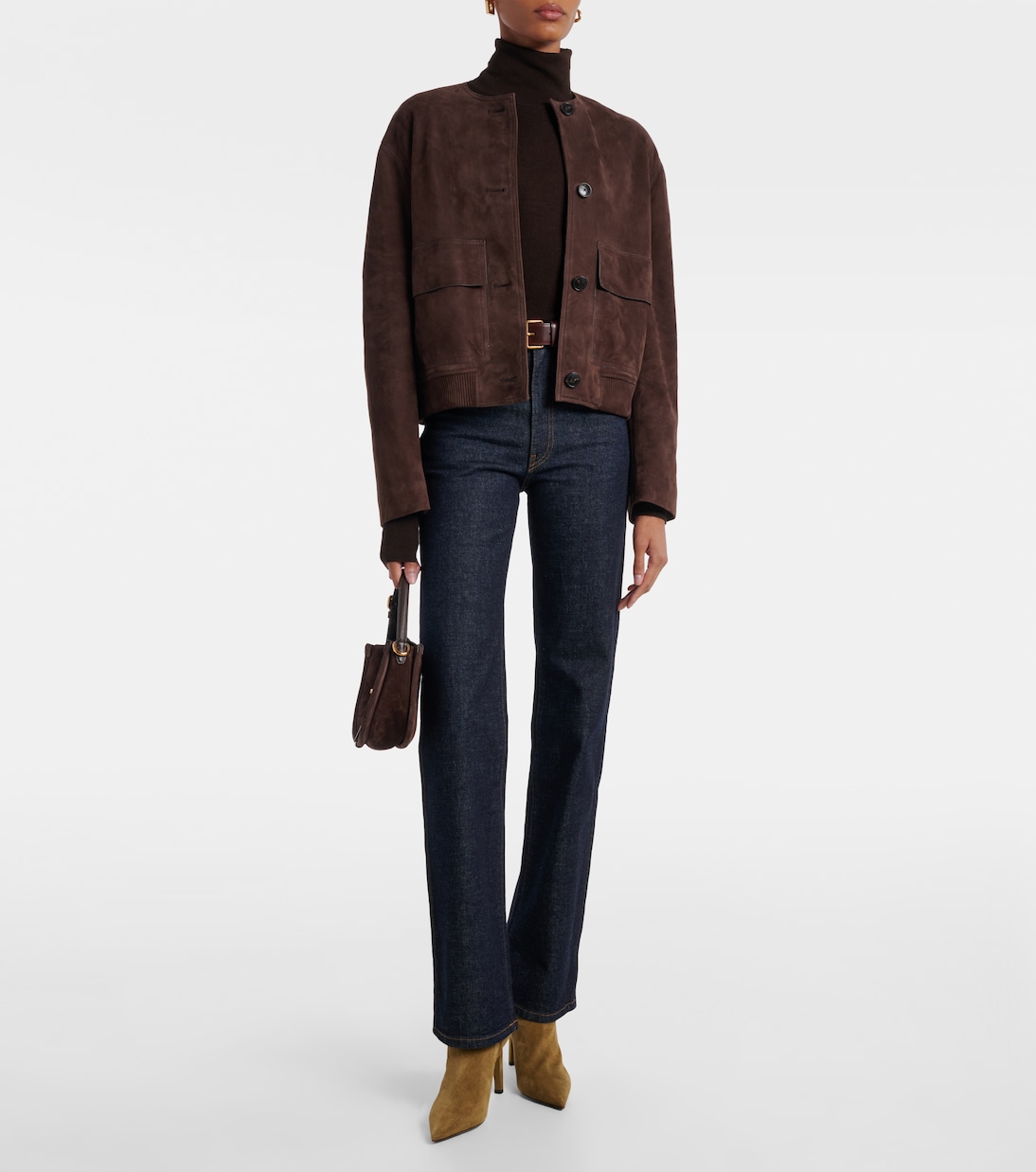 Ankle Boots Frankie 85 aus Veloursleder | Jimmy Choo