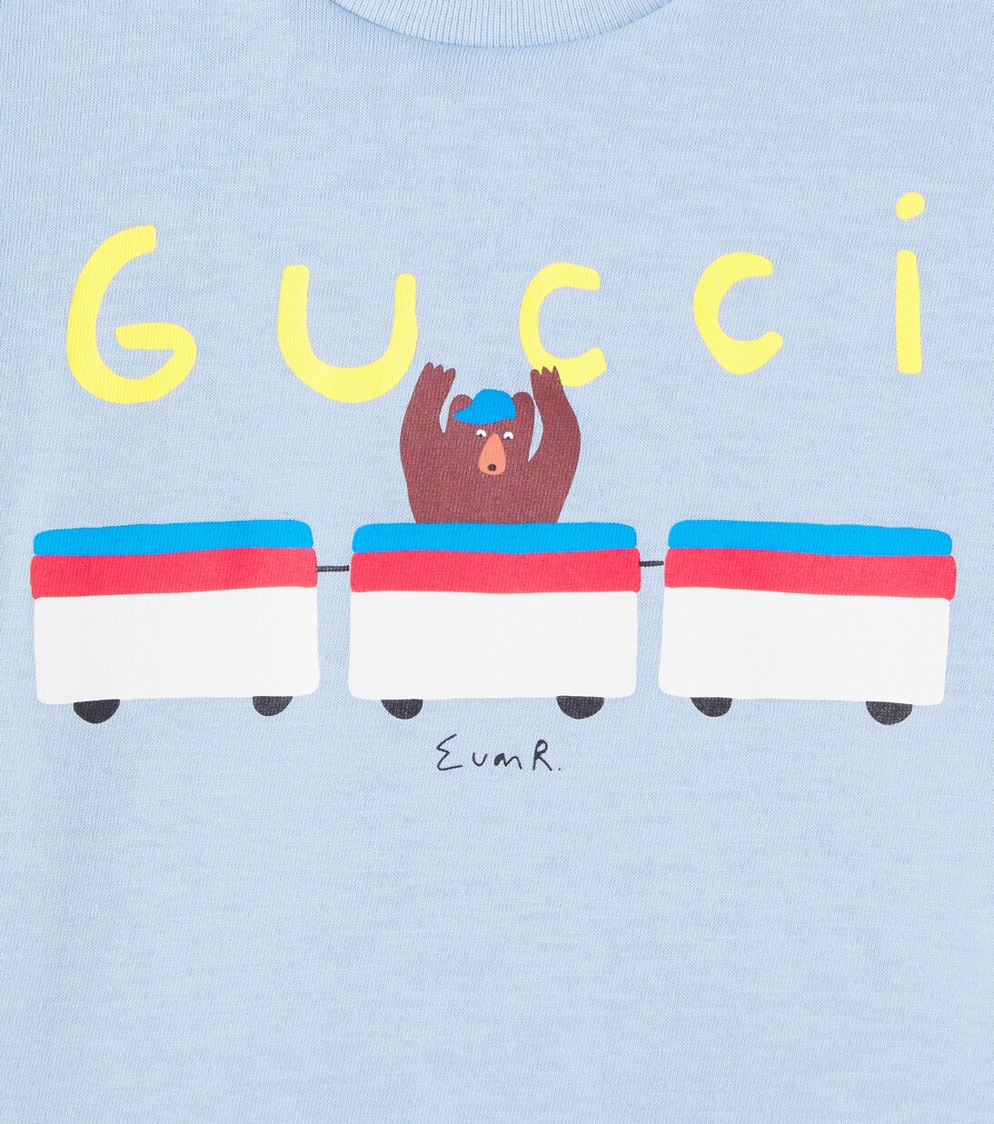 x Euan Roberts Baby printed cotton jersey T-shirt | Gucci Kids