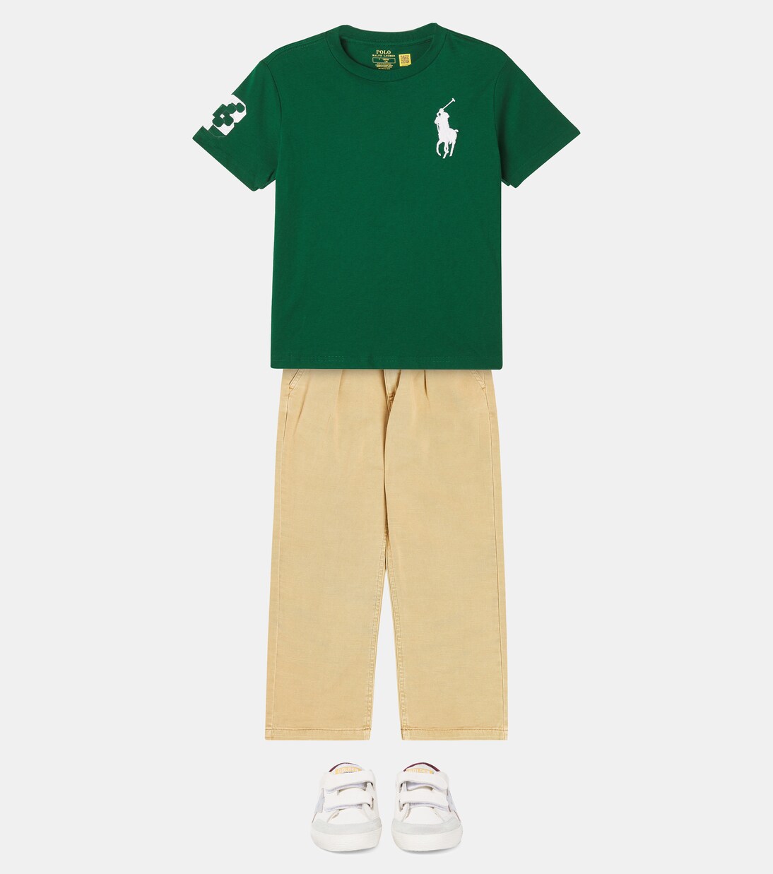 Logo embroidered cotton jersey T-shirt | Polo Ralph Lauren Kids