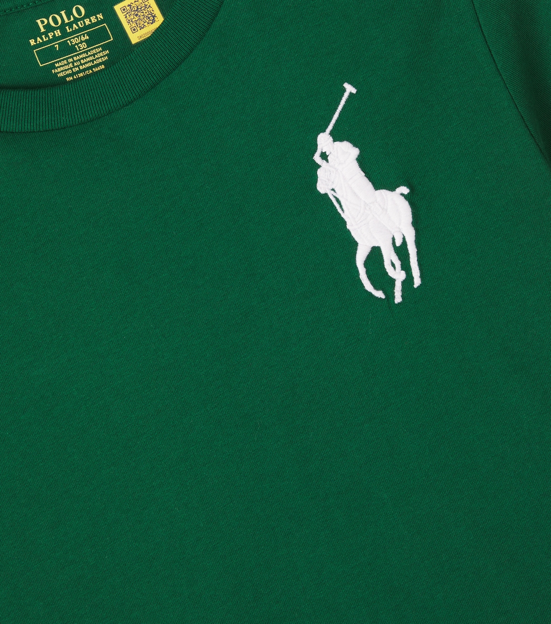 Logo embroidered cotton jersey T-shirt | Polo Ralph Lauren Kids