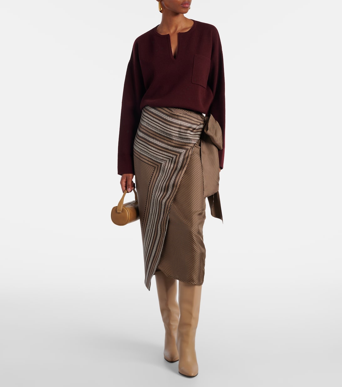 Wickelrock Edro aus Seide | Max Mara