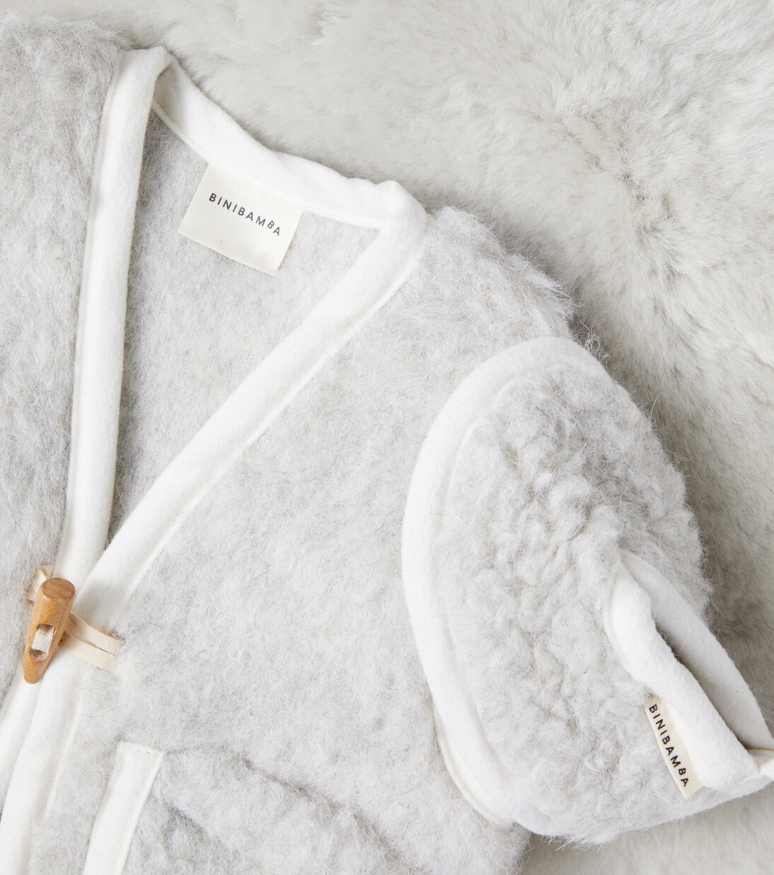 Baby Set aus Weste, Schuhen und Einlage für den Kinderwagen | Binibamba