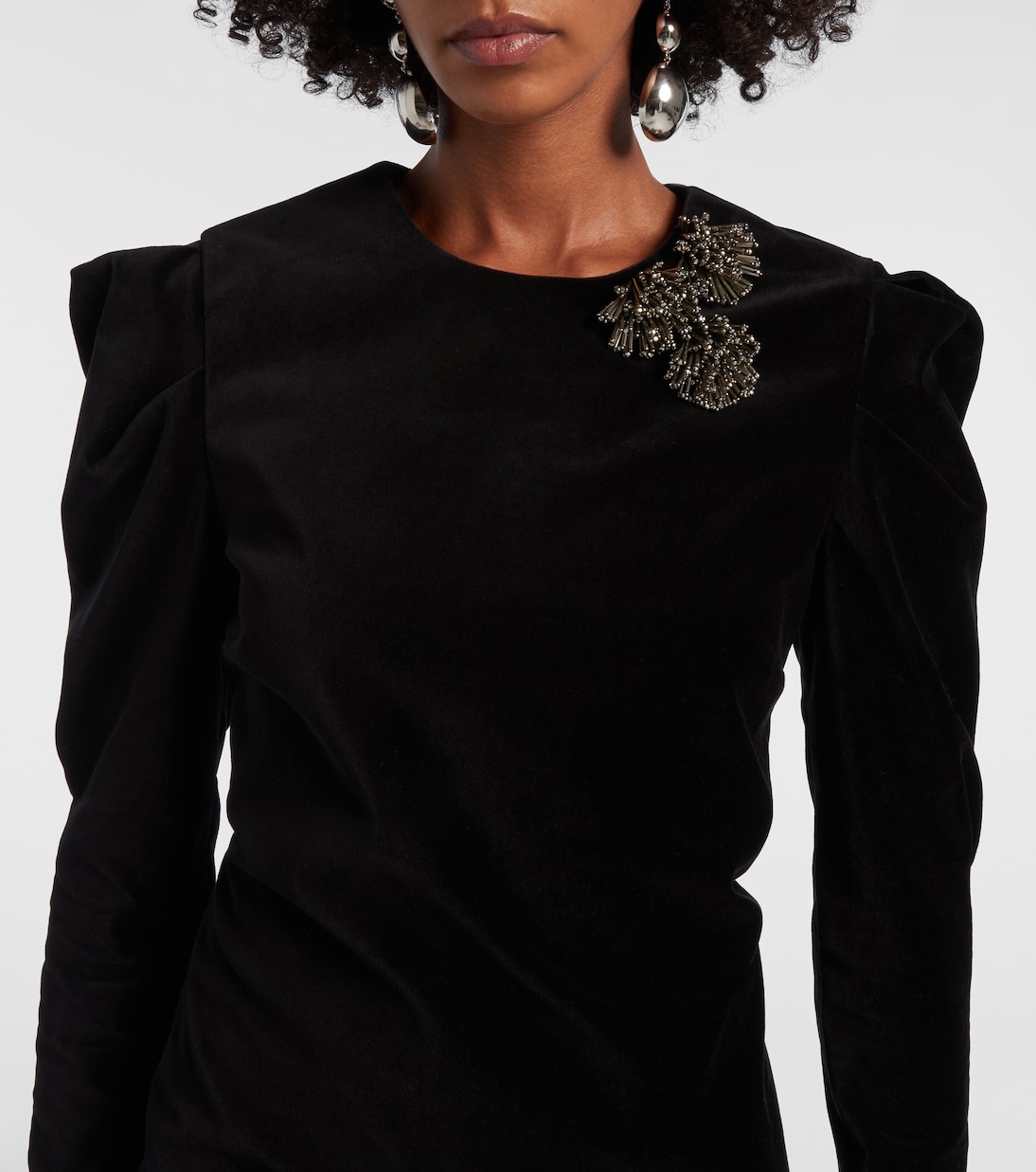 Robe Danee en velours à ornements | Isabel Marant