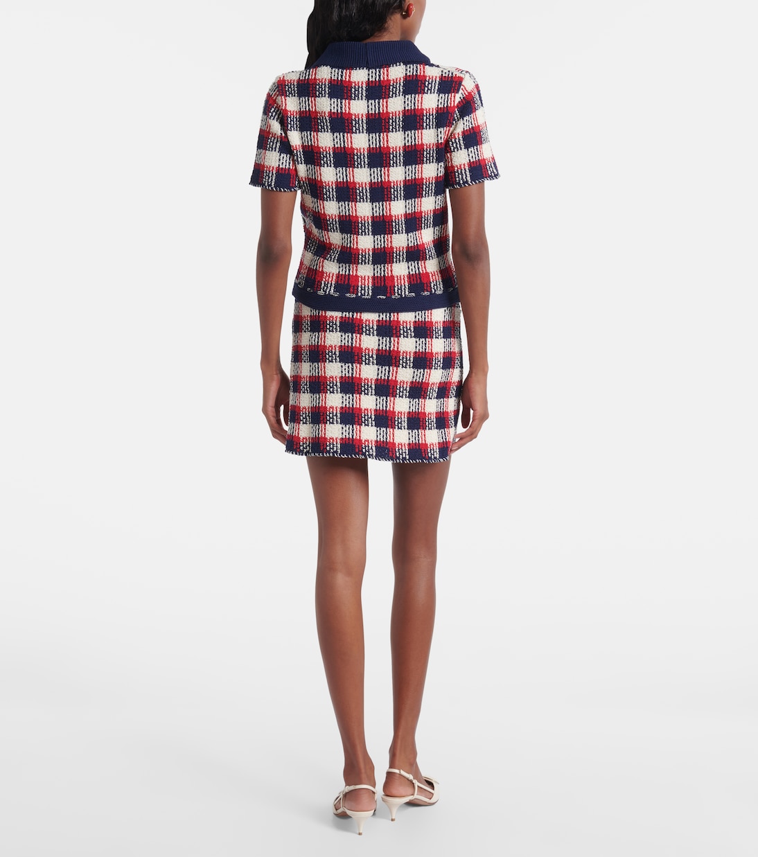 Checked cotton cardigan  | Valentino