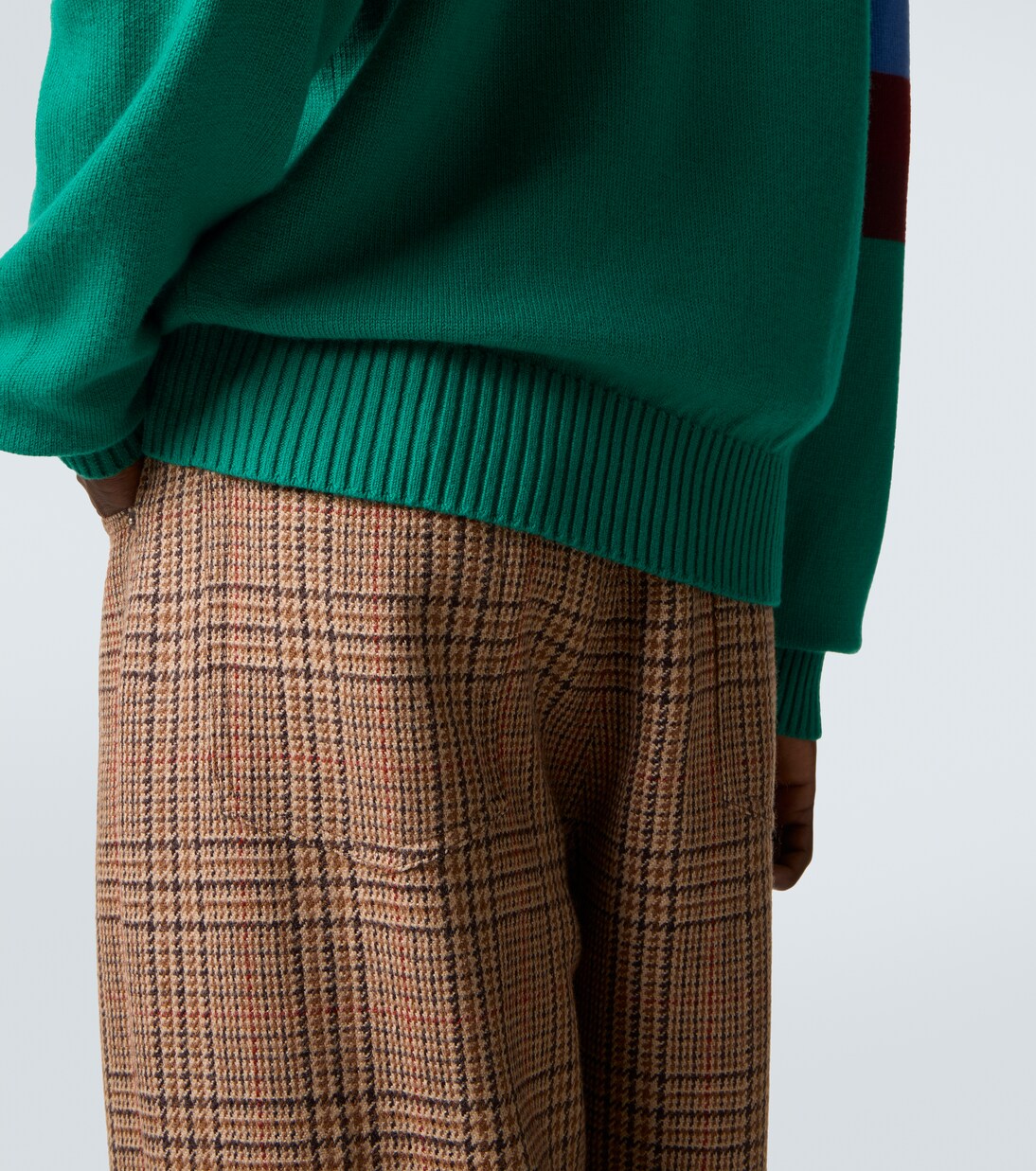 Albers colorblocked intarsia wool sweater | Loewe