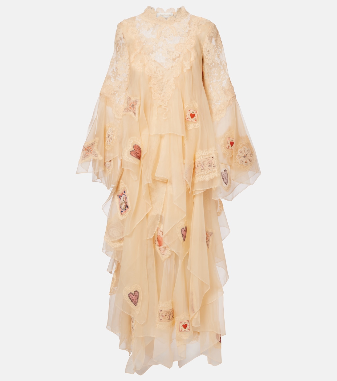 Robe Hypnotic Cascading aus Seidenorganza | Zimmermann