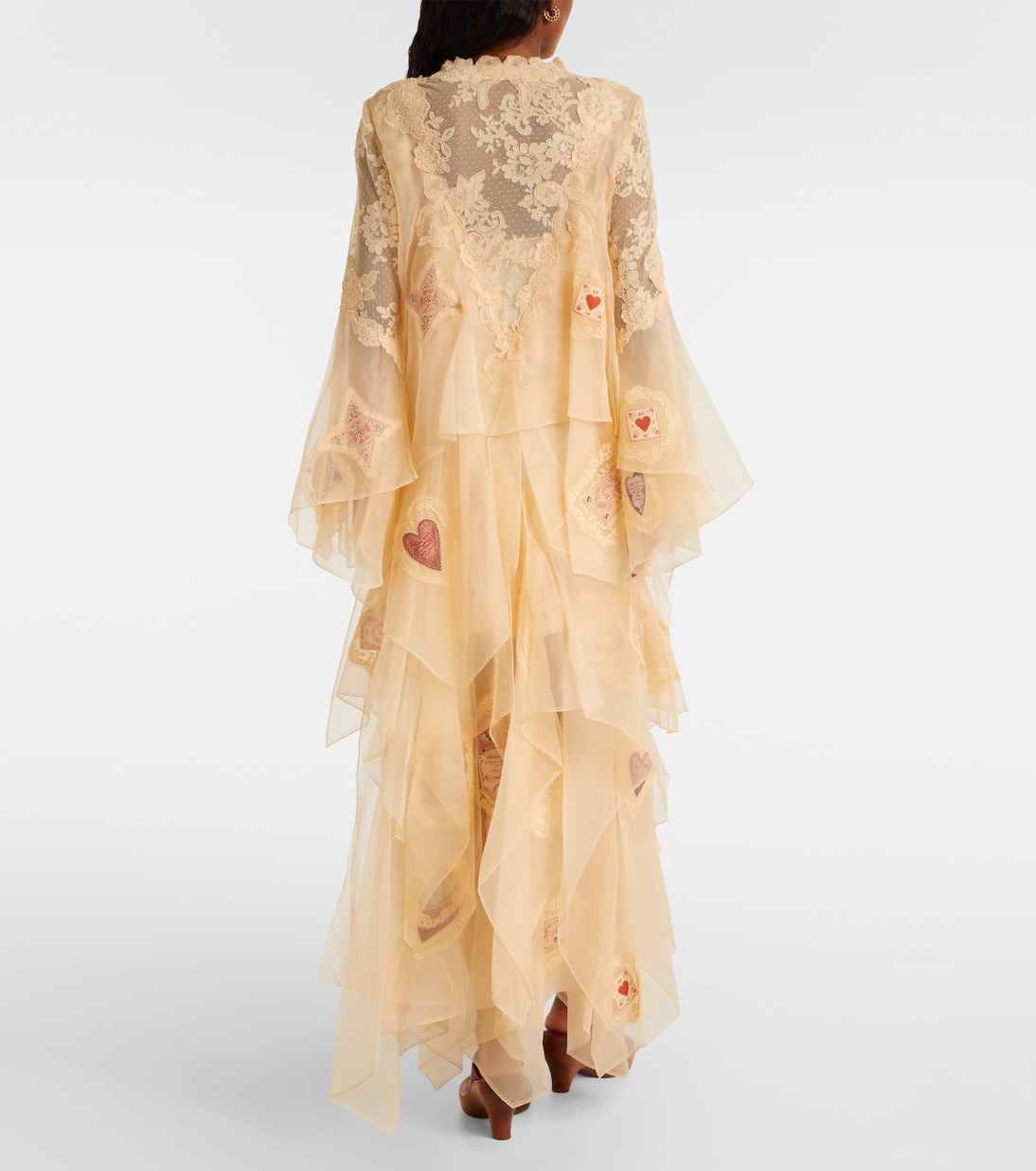Robe Hypnotic Cascading aus Seidenorganza | Zimmermann