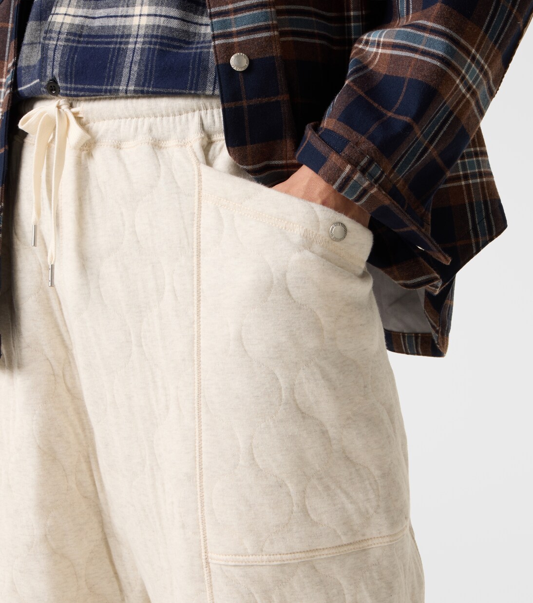 بنطلون رياضي من القطن الجيرسيه | Comme des Garçons Homme