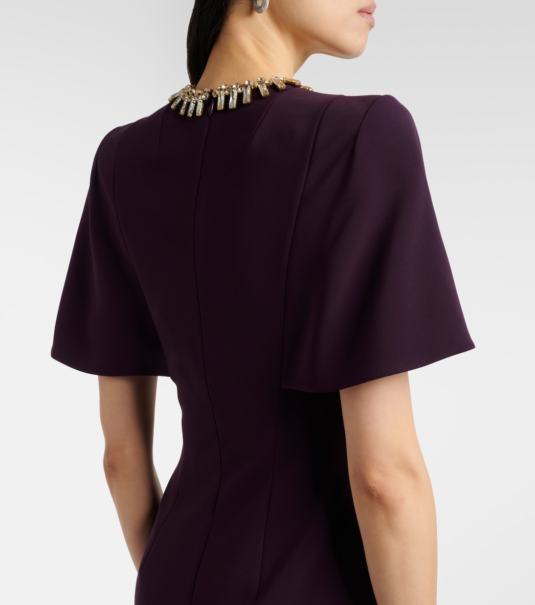 Thalia crystal-embellished midi dress | Jenny Packham