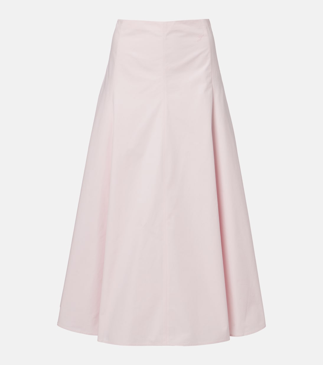 Triangle cotton poplin midi skirt | Jacquemus